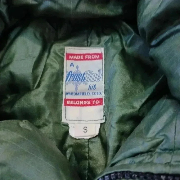 Frost Line Kit Mens Jacket Coat Size S   Boulder Colorado Emerald Green Down Fil - Picture 2 of 7